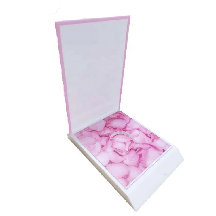 High quality Acrylic L Shape Display Stand Cosmetic Display Stand