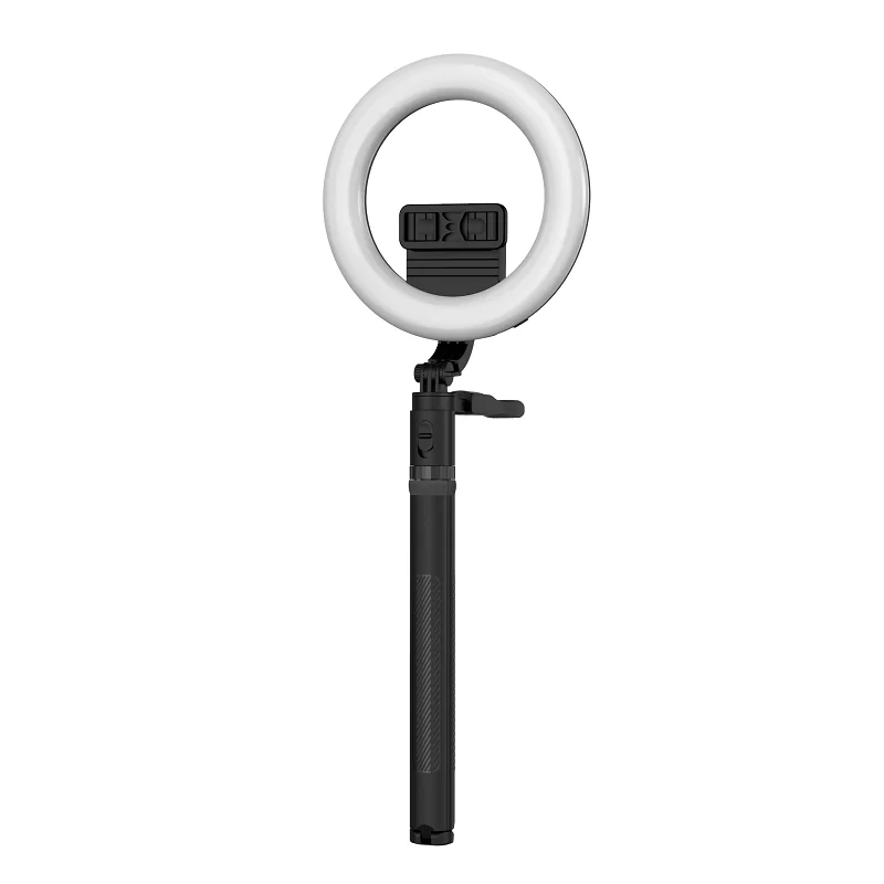 L06 Selfie Stick Beautify Tripod LED Light Aluminum Alloy Stand for Live Broadcast 1600mm Length Wireless 10m Remote Control