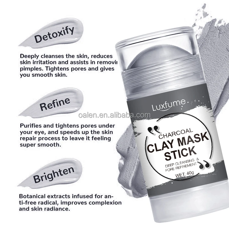 Best Oil Control Purifying Clay Mask Skin Detoxifying Charcoal Face Stick Mask