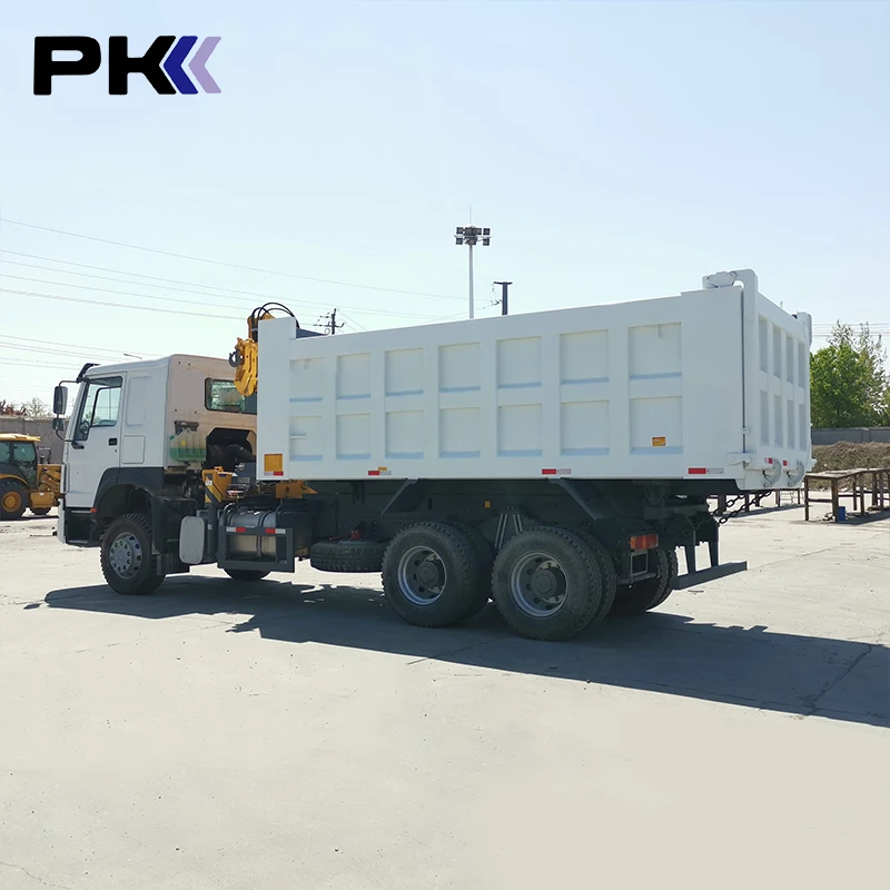 Sinotruck Howo 6x4 Dump Truck With Crane 20 ton China Mobile Truck Crane Price