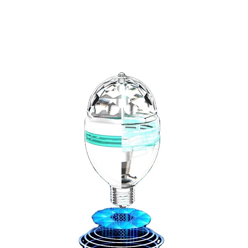 E27/B22 RGB LED Crystal Magic ball light Bulb 3W Colorful lamp Disco club party bulb