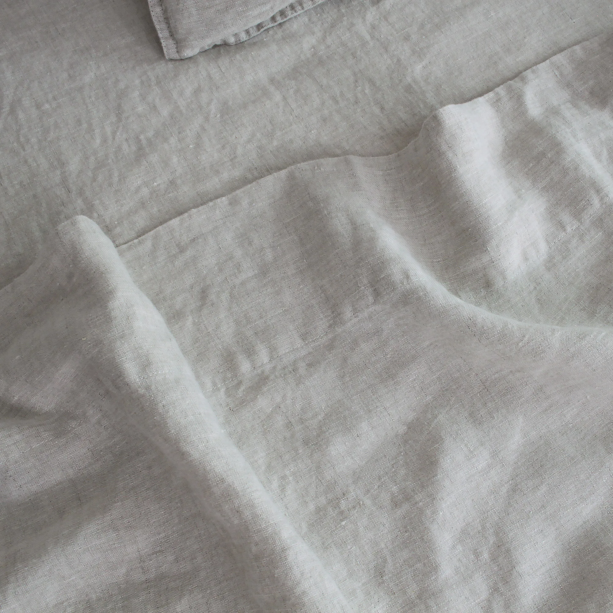 100% French Flax linen bedding stone washed bed sheets set Natural Linen sheets  Oatmeal linen set