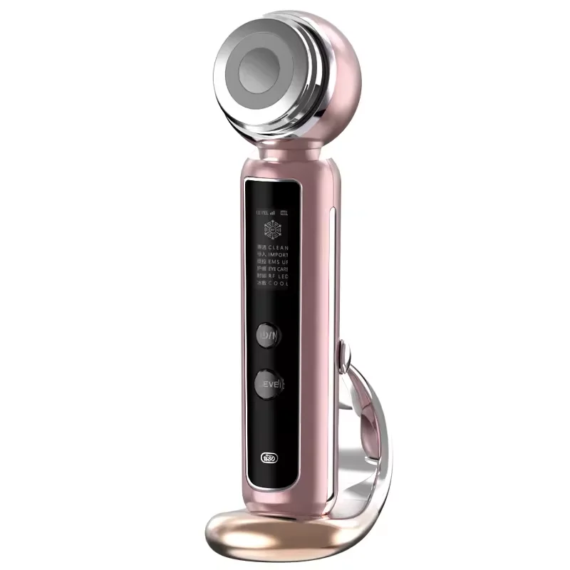 Portable Face Radio Frequency RF EMS Facial Device Private Label Korean Beauty Device Led RF Ems Beauty Instrument