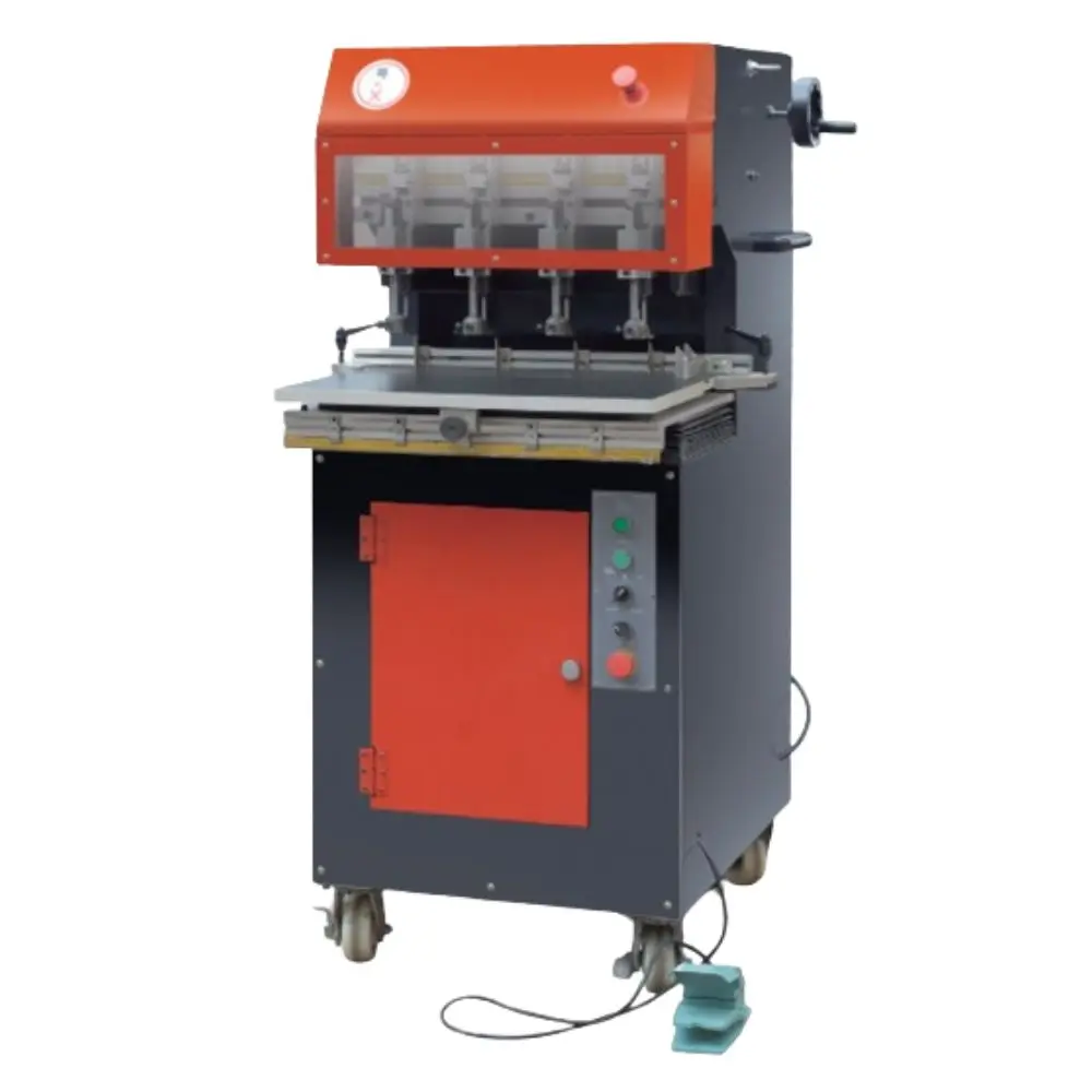 DK-4 Automatic Spindle Electric Paper 4 Hole Book Punch Drilling Machine