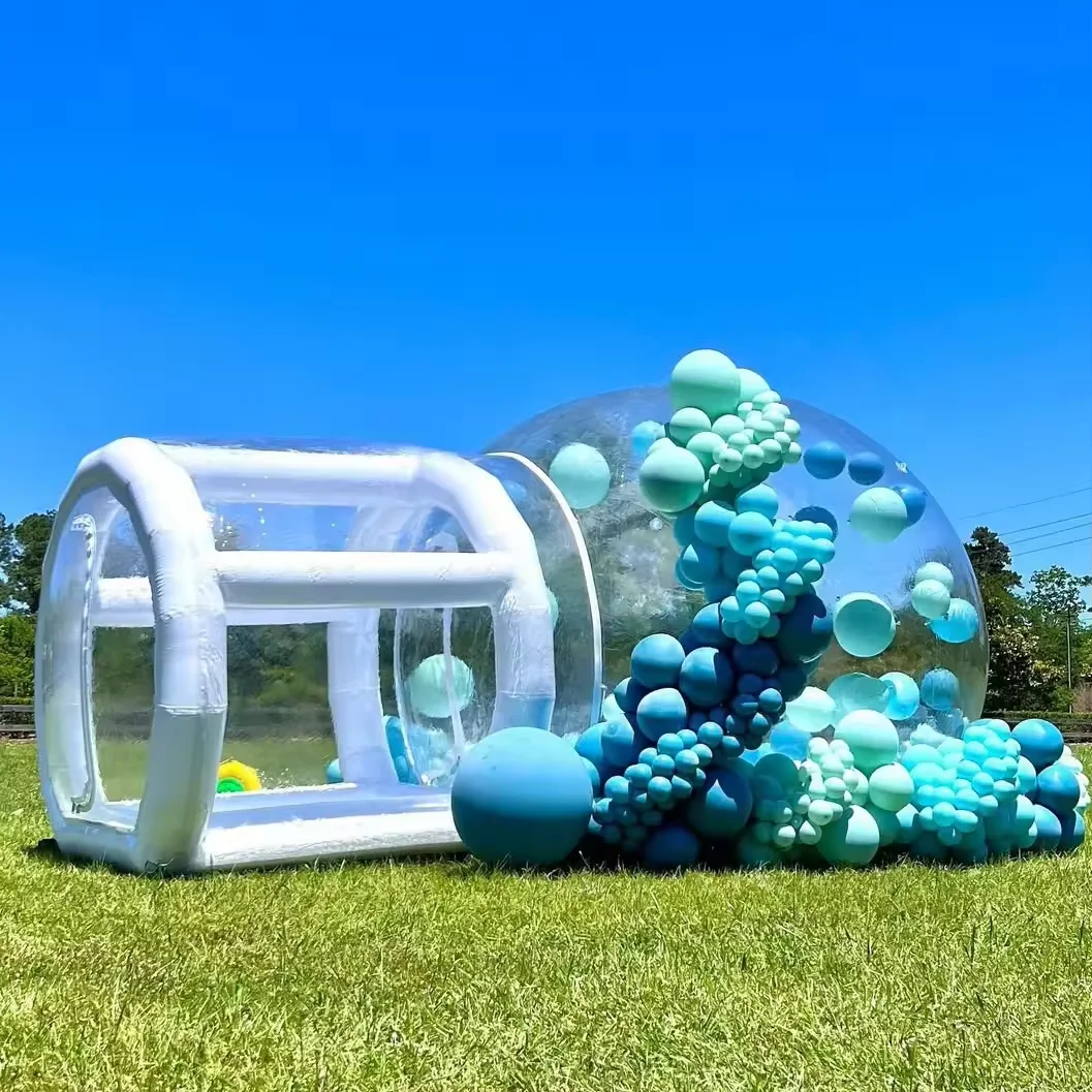 custom Outdoor Event Wedding Party Inflatable Bubble Tent PVC Globe Clear Transparent Dome balloon Tent Inflatable Bubble House