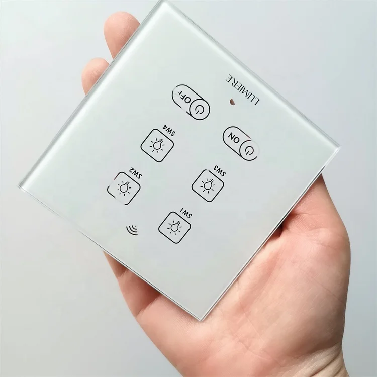 Costom Design Blue Tempered Glass Glass Cover Panel Plate for Industrial Machine Control Display Board