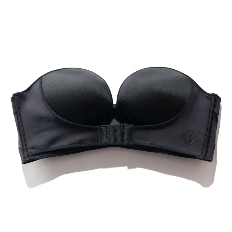 
Hot Selling Sexy Mature Women Push Up Invisible Backless Strapless Bra 