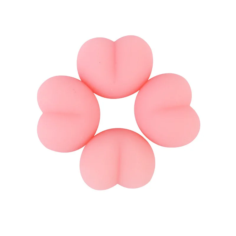 Customized 2024 Cute Hip Squeezing Toy Fun Soft Rubber Hip Balls Student Squeezing Stress Relieving Toy Wholesale
