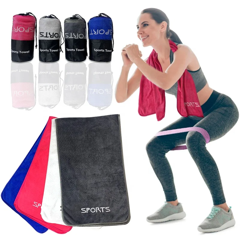 Custom 400gsm Gym Sports Towel Club Football Basketball Team Towel Custom logo