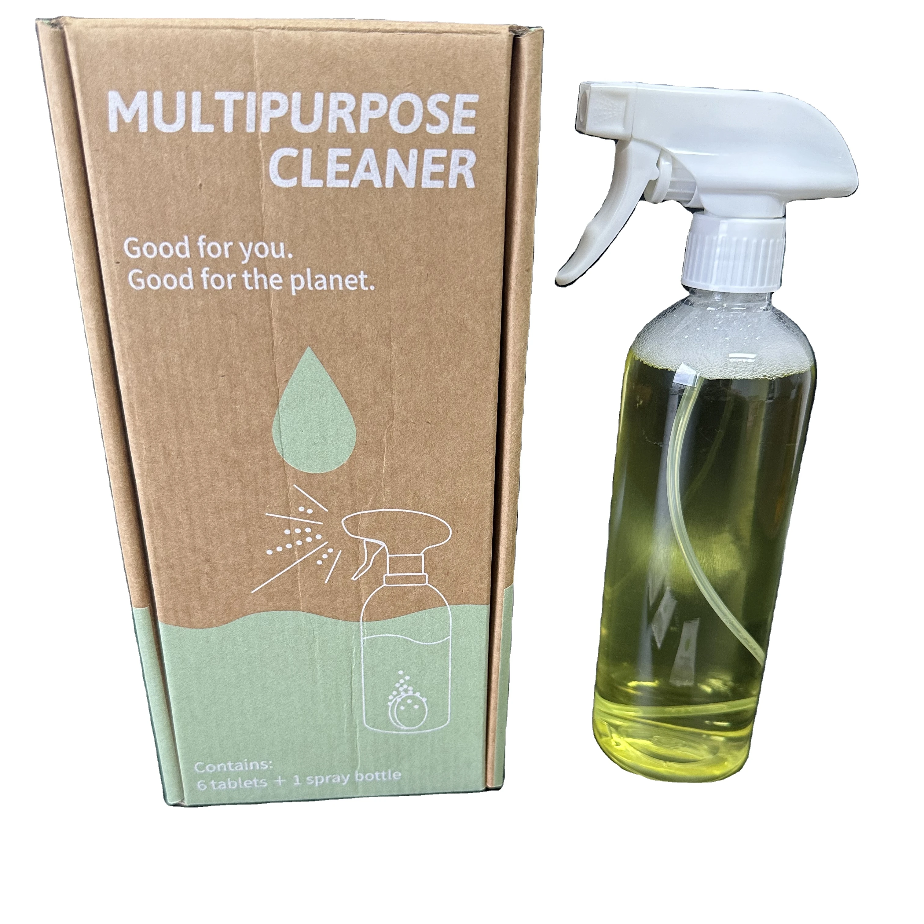 Eco friendly private label multifunction cleaning tablets/ Multipurpose cleaner tablet/ All surface clean kit effervescent clean