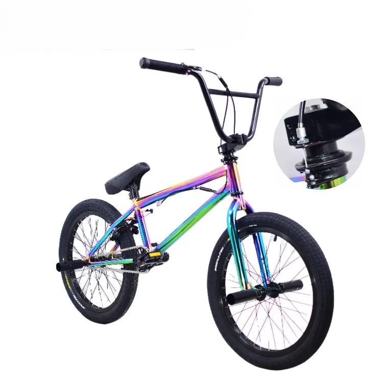 20 Inch Titanium Alloy BMX Freestyle Street Bike Stunt Action Bike with 360 Degree Rotatable Handlebar