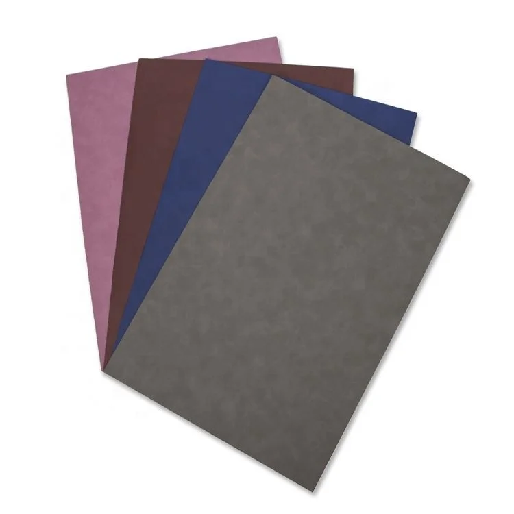 12x24 Inches Pu Leather Laserable Blanks Sheets For Cloth Labels Thick Premium Laserable Leatherette Sheet With Gray Backing