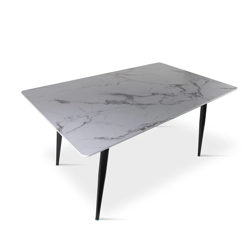 Custom cafe widen large rectangular wooden dining table for home
