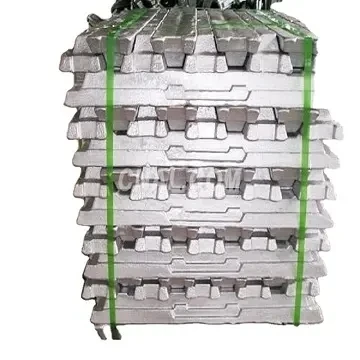 Wholesale High Quality Aluminum Metal Ingots 99.995% Alloy Primary Zinc Ingot Silver Zinc Bar Pure Zinc Ingot