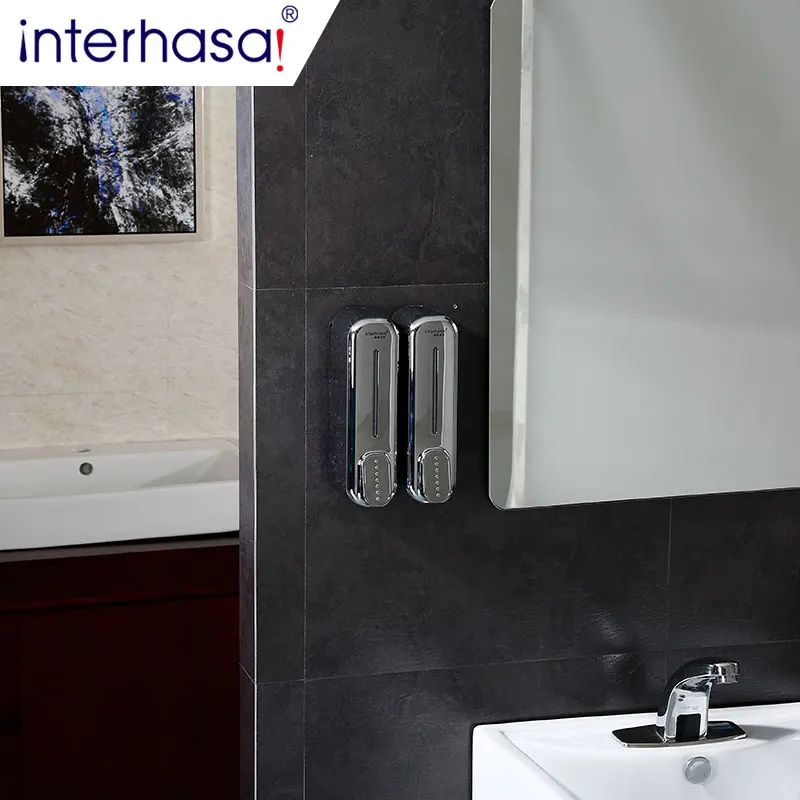 OEM bathroom three in one shampoo dispenser wall mount with key l manual soap dispenser wall liquid soap dispensers