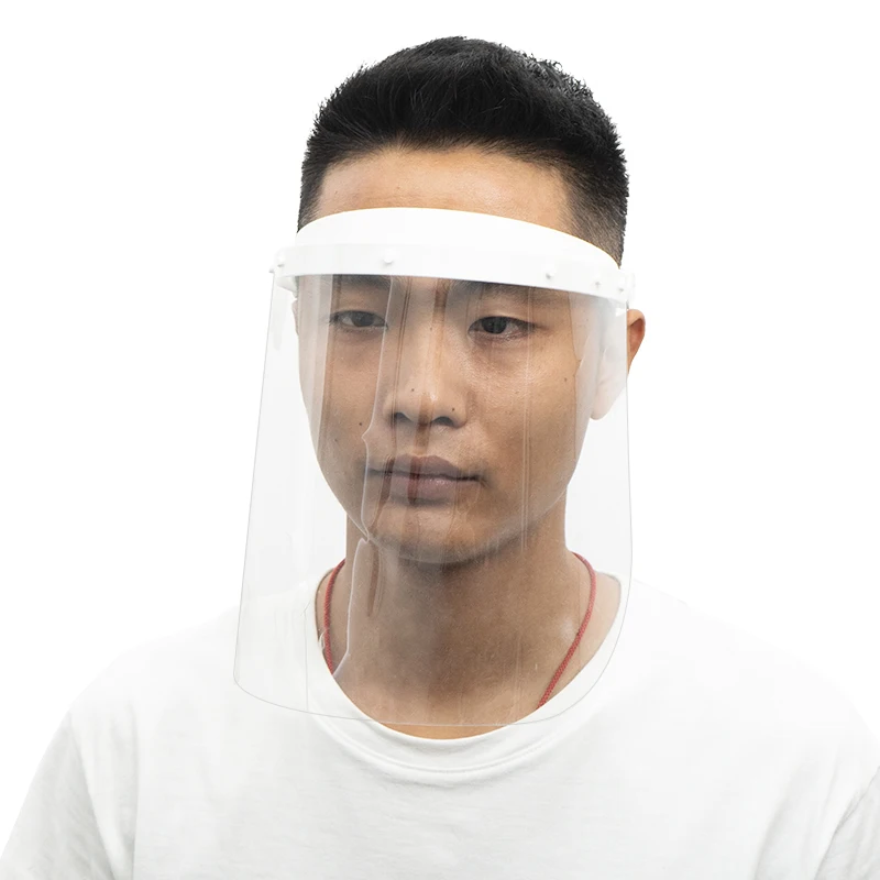 Transparent Face Shield Protective Mask With Glasses Frame