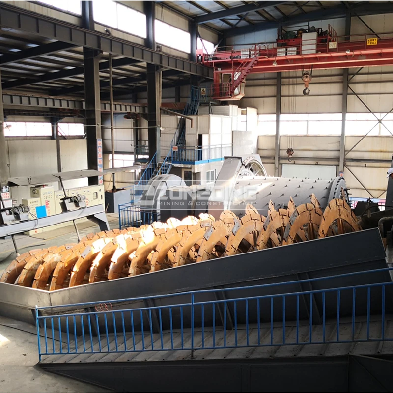 Высокоспиральный классификатор для заводов обогащения золотой руды