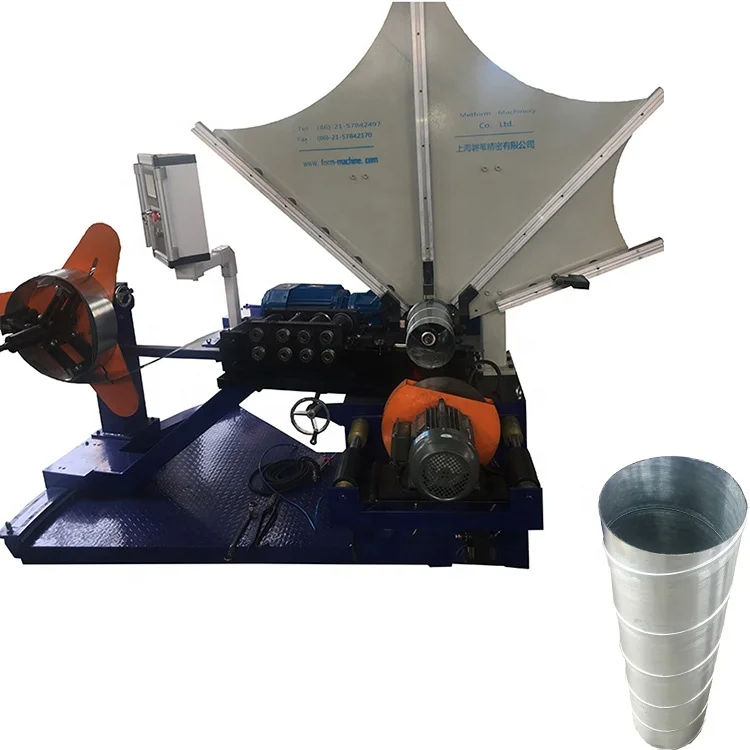 Factory supply top quality Spiral Duct making  Machine for HVAC