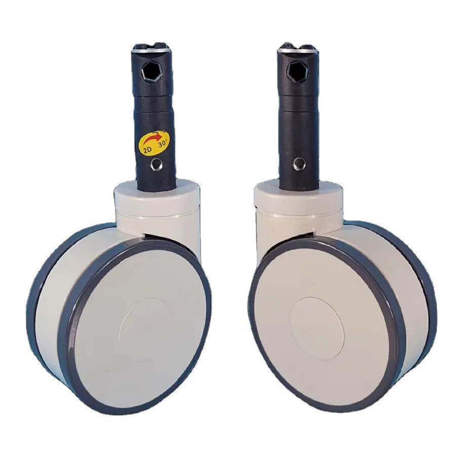 Hospital bed Surgery bed 5 inch center control wheel High quality trolley caster medical 100mm bearing wheel