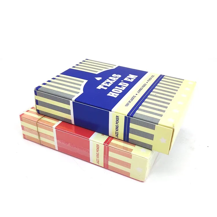 Custom high quality waterproof PVC playing card 100% plastic poker cards