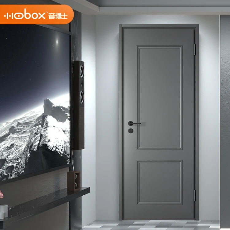 Live Room Home Theater Steel Fireproof Door Soundproof Simple Style For Villa Home Room