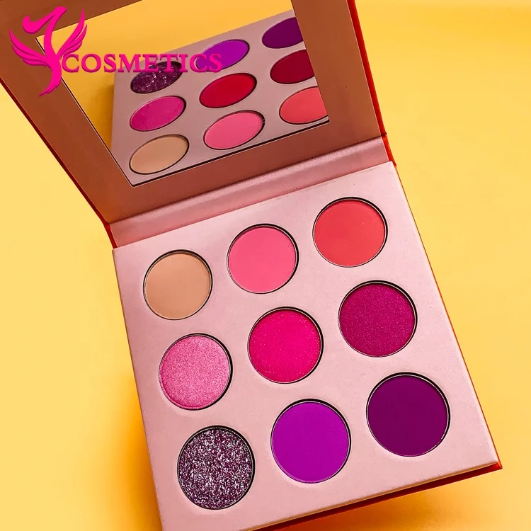 
red eyeshadow pallet makeup eyeshadow palette private label small eyeshadow palette 