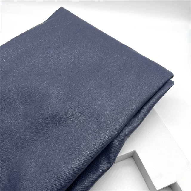 High quality PU leather fabric for clothing, elastic and photosensitive smooth satin leather PU leather fabric