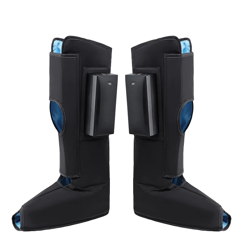 Pro 2021 Custom Logo And Case OEM ODM Athlete Recovery Boots Portable Cordless Leg Massager Muscle Relaxation Foot Massager