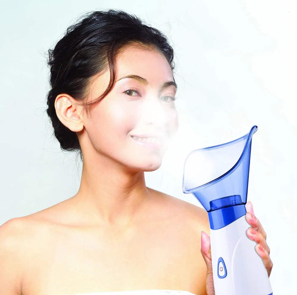 Facial Steamer Support Sample Ionic Deep Cleansing Mini Essential Oils Warm Facial Steamer Facial Sauna Spa