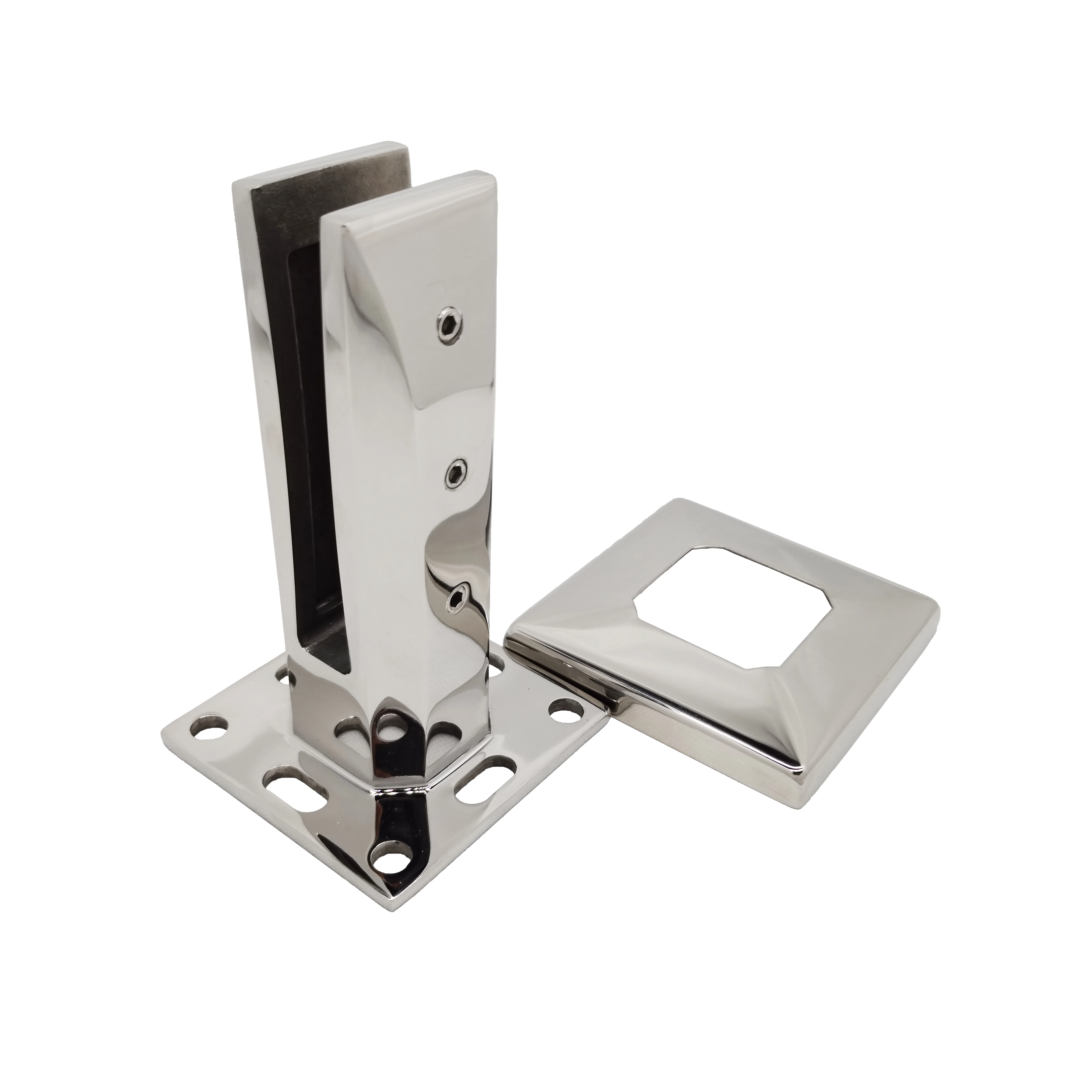 Glass Railing Spigot Canada Glass Spigot Rail SS2205 Adjustable Glass Spigot Cover Plate