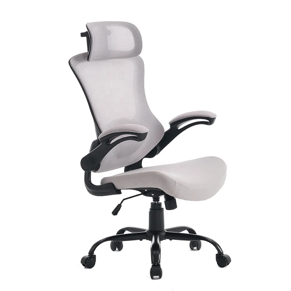 Best High Back Full Mesh Office Chair Grey Executive Ergonomic Modern Office Chair