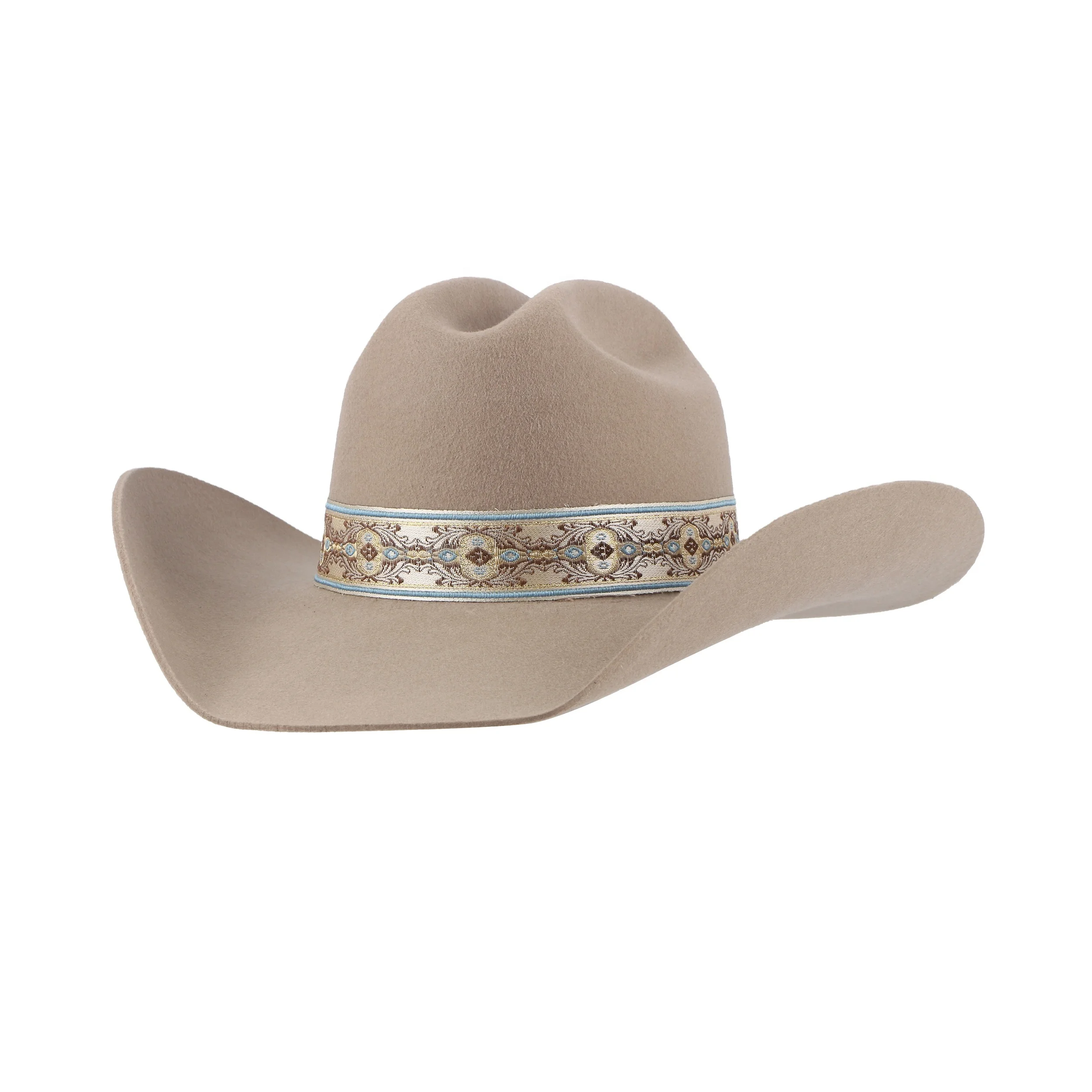 huayi brand winter felt men cowboy  hats in bulk wool western hats cowboy