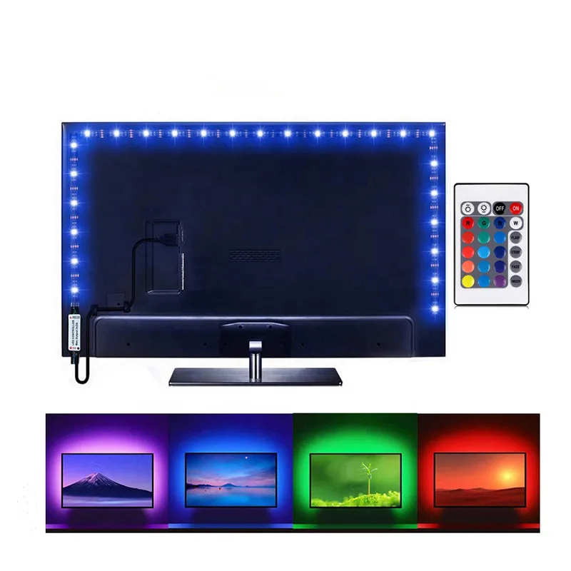Новый дизайн Лидер продаж 5 метров Magic 5050 Цифровой RGB Светодиодная лента с контроллером и блок питания