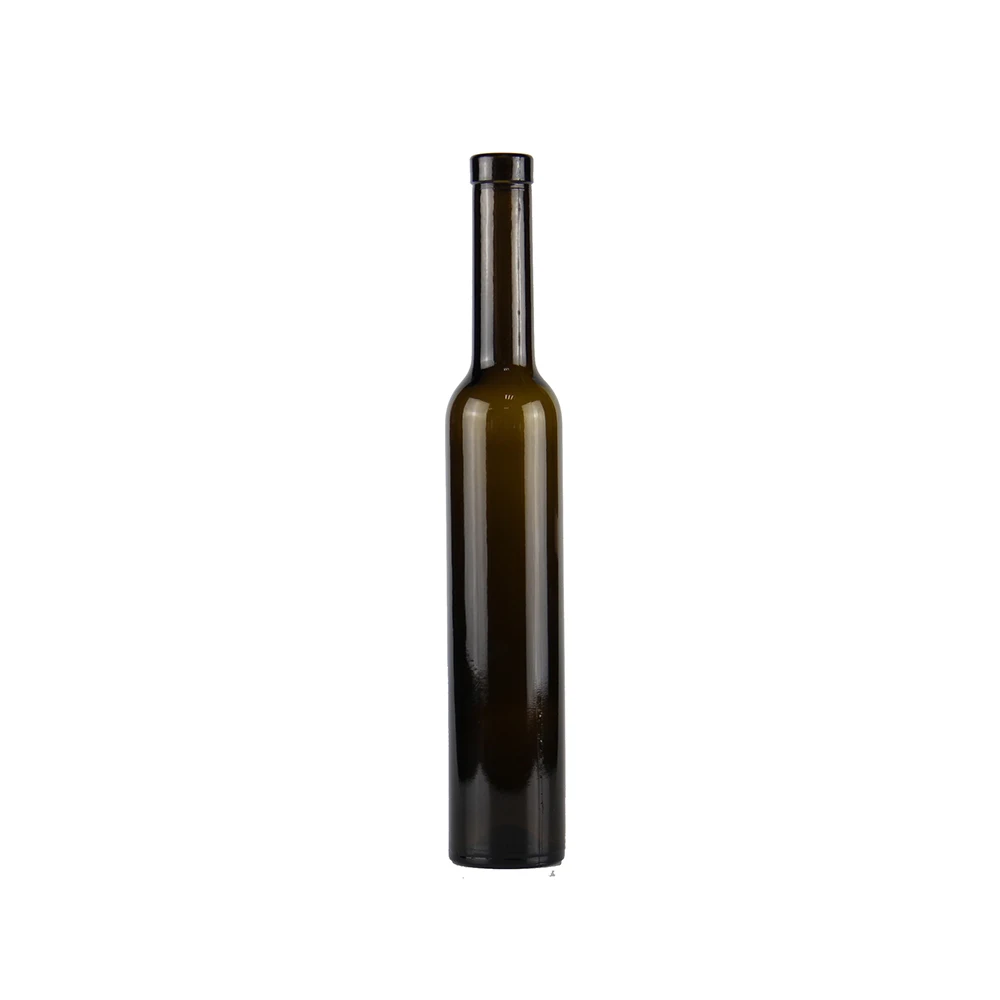Wholesale Customized Gin Brandy Soda Wine Glass Bottles Clear Cork Spirits Glass Whiskey Bottle