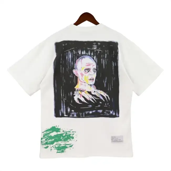 wholesale clothing fashion Unisex T-Shirt Blank Printed Design Clothes Amirys OEM Custom T-Shirt