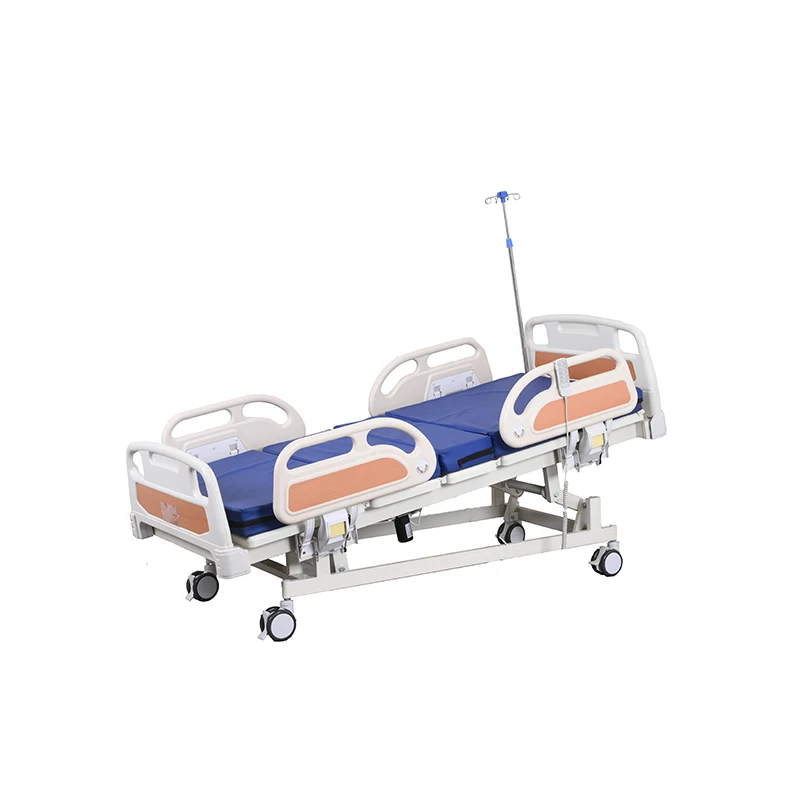 Cheap price ICU ward room 5 function electric hospital bed electronic medical bed for patient elder nursing in clinic sanatorium