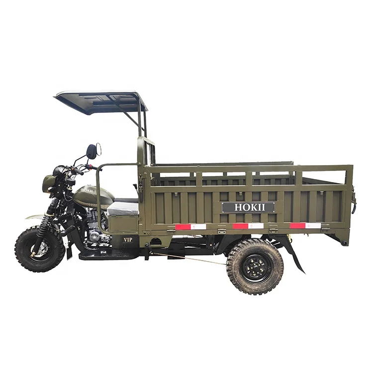 luoyang jiasi trade co ltd 200cc gasoline tricycle with cabin for cargo use