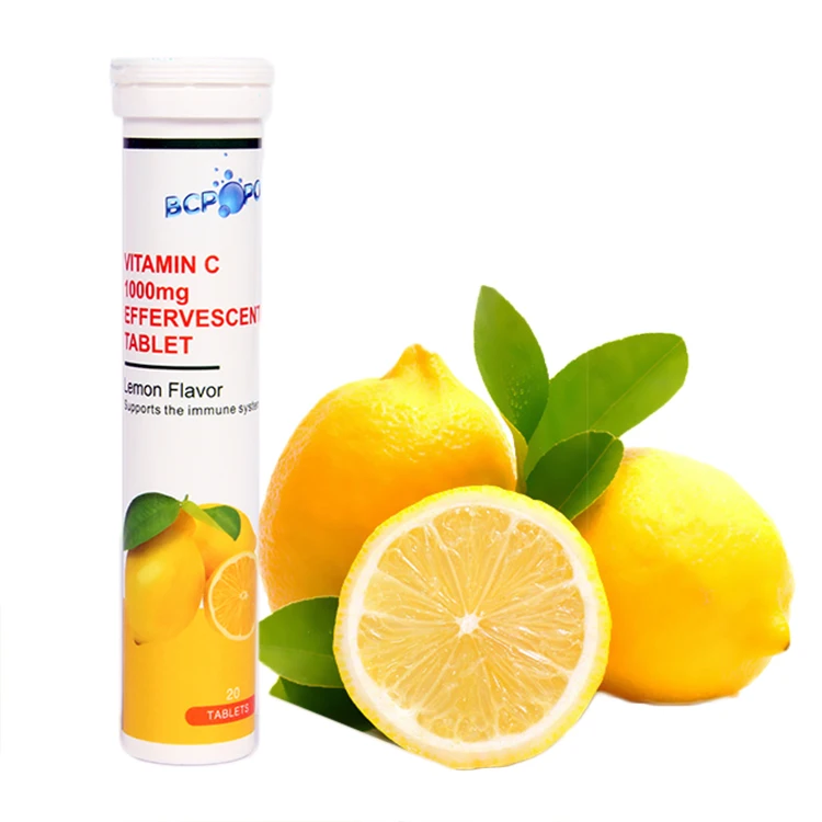 Натуральные пищевые добавки, продукты для здоровья, шипучие таблетки/таблетки с витамином C 1000 мг