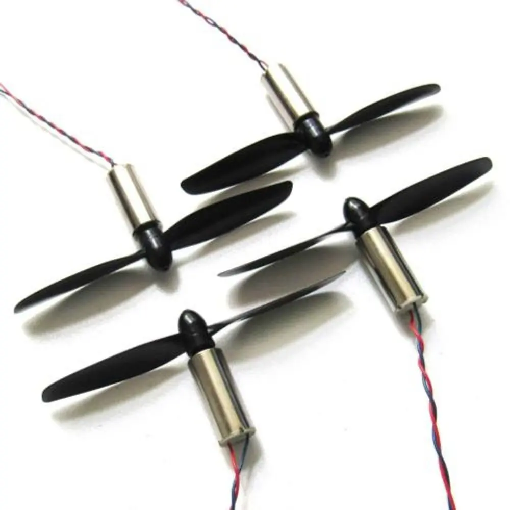 New DC 3.4V 45000RPM Micro 8520 DC Motor 2 Propellers for RC Aircraft Helicopter Toy