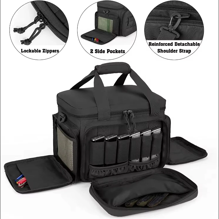 Customization Tactical Range Bag for Range Bag with and Extra Pockets tactical shoulder bag