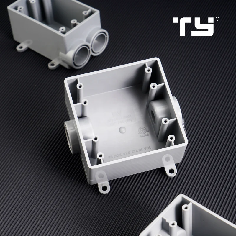 TY brand 55 CU.IN PVC ETL ELECTRICAL CONDUIT 1G 2G 3G PVC BOX OLDWRK