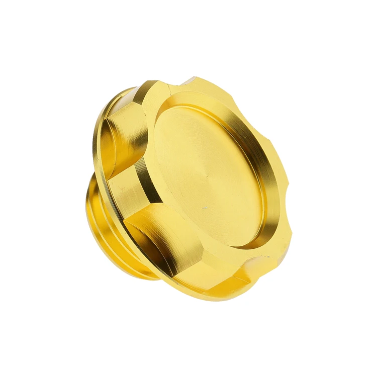 Motorcycle anodized aluminum engine oil plug tank filler cover cap