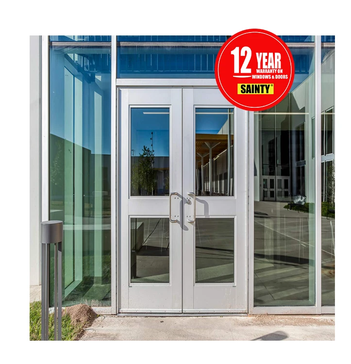Quality certificated by America NFRC aluminum commercial entrance door