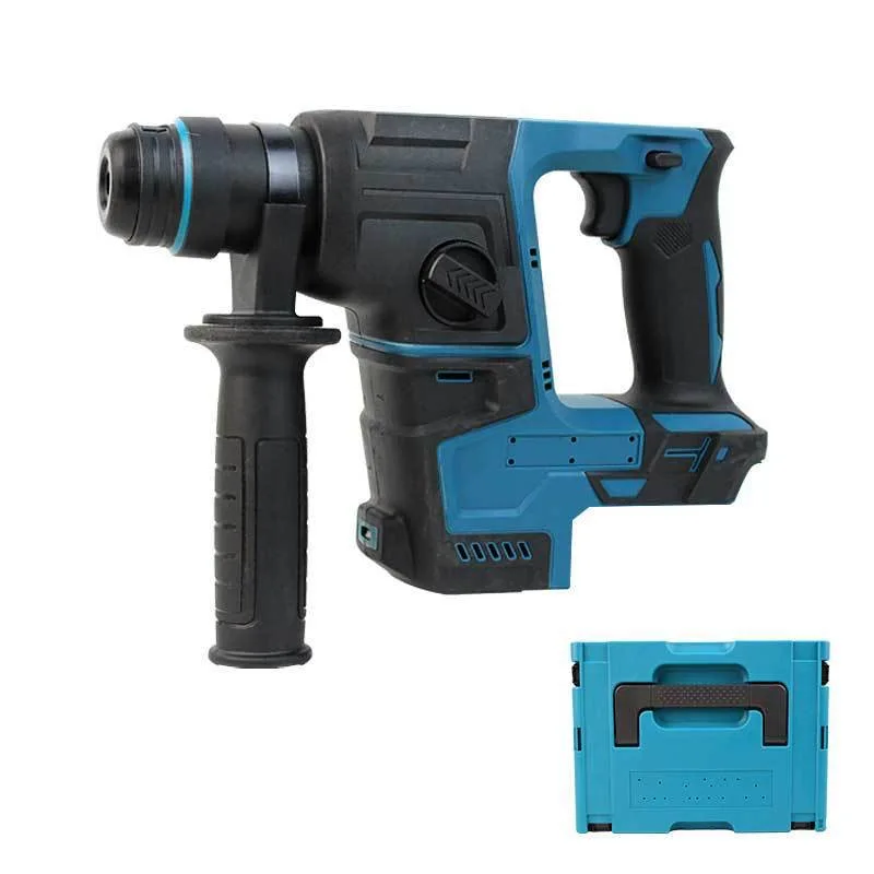 ZY Cordless Impact Hammer Lithium Drill Multi-Function Hammer Drill Two-In-One Lightweight Electric Hammer