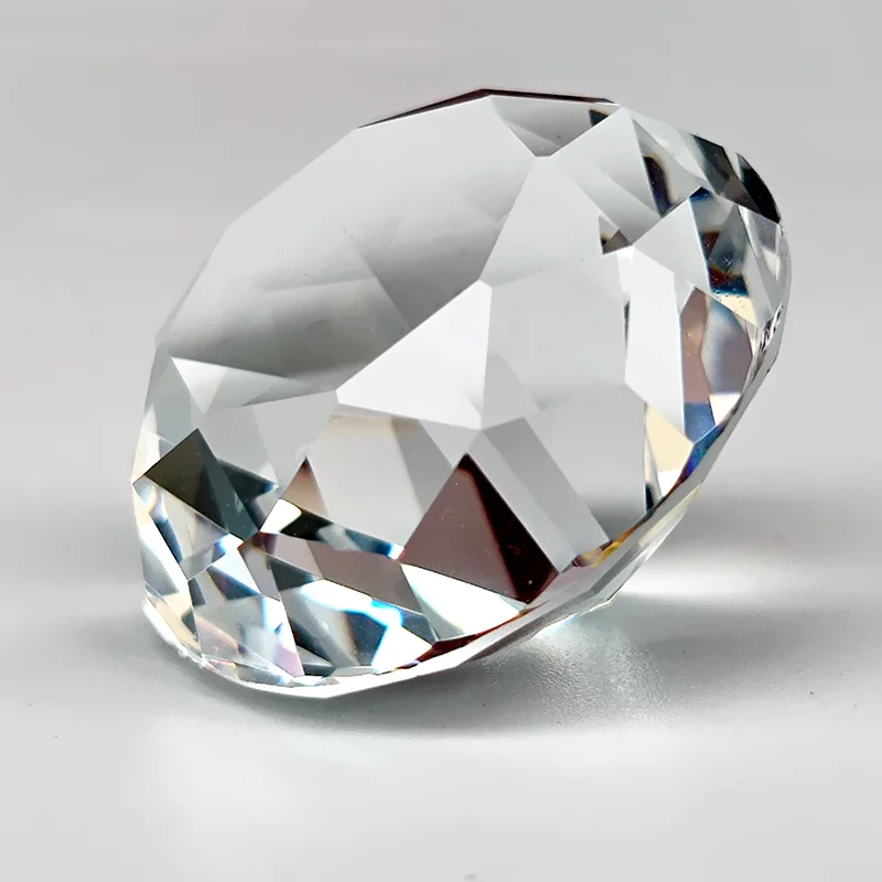 Fashion Home or Office Luxury Corporate Gifts Clear Crystal Diamond Large Glass Diamond