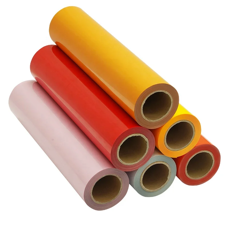 New Product HTV Customizable Color Pu Vinyl Heat Transfer Film Roll For Bags