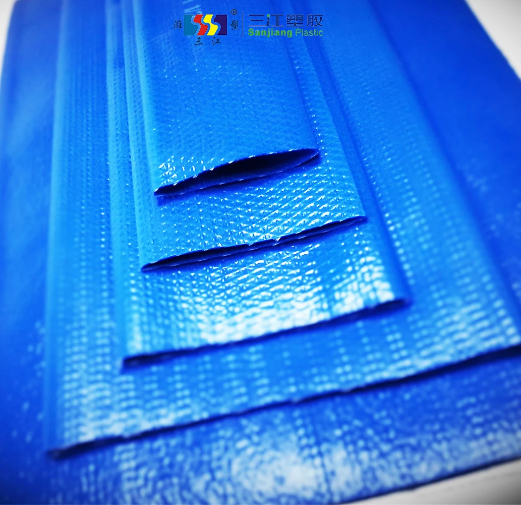 Fabric Braided Flexible PVC Sunny Hose Lay flat Hose Uv Resistant PVC Layflat Hose Pipe