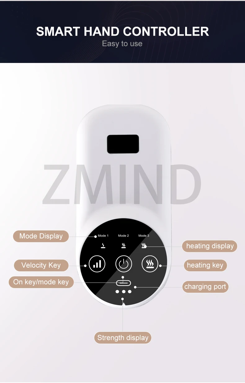 smart calf massager muscle relaxation electric air pressure thigh calf massager for circulation and pain relief