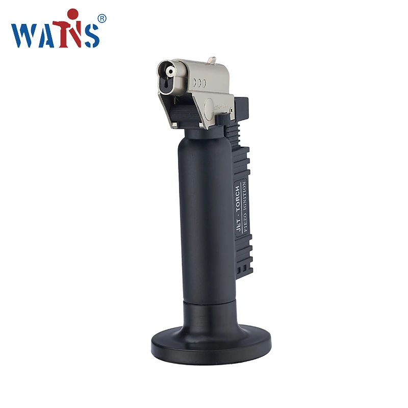 Promotional BS-270 portable butane outdoor camping stainless steel torch lighter