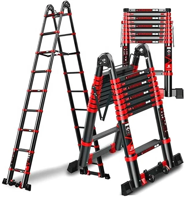 Retractable Foldable Aluminium Multipurpose Telescopic Extension Ladder